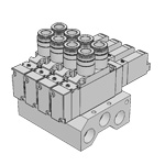 F18M_F - F18一体形直接配管マニホールド