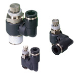 クリーン機器クイック継手付スピードコントローラ